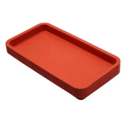 Juvale 8 Pack Plastic Plant Drip Trays For Pots, Rectangular Saucer Pans For Planters And Water Drainage, Indoors, Outdoors, Terracotta Red, 6.5x12 In 10 Juvale 8 Pack Plastic Plant Drip Trays For Pots, Rectangular Saucer Pans For Planters And Water Drainage, Indoors, Outdoors, Terracotta Red, 6.5x12 In -Juvale GUEST 287de694 3863 4866 8543 b54e87f7f7d2