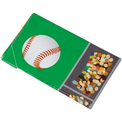 Juvale 6-Pack Baseball Disposable Plastic Tablecloth Table Cover 54"x108" Game Party Supplies, 4.5x9 Feet 4 Juvale 6-Pack Baseball Disposable Plastic Tablecloth Table Cover 54"x108" Game Party Supplies, 4.5x9 Feet - Image 4