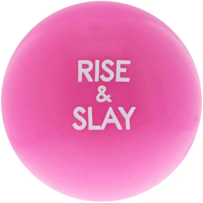 Juvale 6 Pack Pink Girl Power Stress Balls Stress Relief Toys For Women With Motivational Sayings 4 Juvale 6 Pack Pink Girl Power Stress Balls Stress Relief Toys For Women With Motivational Sayings - Image 4