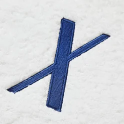 Juvale 3 Piece Letter X Monogrammed Bath Towels Set, White Cotton Bath Towel, Hand Towel, And Washcloth W Blue Embroidered Initial X For Wedding Gift -Juvale GUEST 2b2ce3a8 8052 49bc b6bc 8466418ddea1