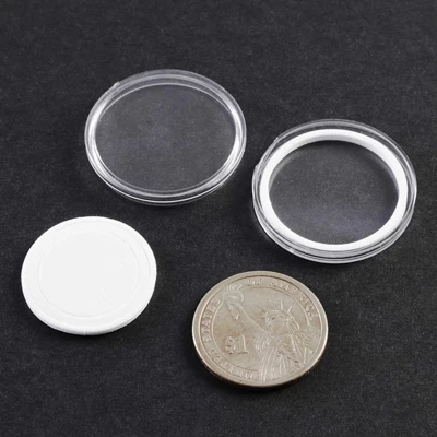 Juvale 100 Pieces Coin Collecting Starter Holders With Capsules And Storage Box (Clear) 2 Juvale 100 Pieces Coin Collecting Starter Holders With Capsules And Storage Box (Clear) - Image 2