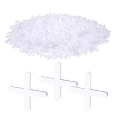 Juvale 3mm Ceramic Wall And Floor Plastic Tile Spacers For Spacing Floor Or Wall Tiles, White 2000pcs 1 Juvale 3mm Ceramic Wall And Floor Plastic Tile Spacers For Spacing Floor Or Wall Tiles, White 2000pcs