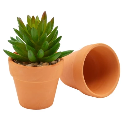 Juvale 2.5 Inch Small Terracotta Pots, Terra Cotta Decor With Drainage Hole, Paintable Pottery Clay Planter For Succulents, Flower Garden 5 Juvale 2.5 Inch Small Terracotta Pots, Terra Cotta Decor With Drainage Hole, Paintable Pottery Clay Planter For Succulents, Flower Garden - Image 5
