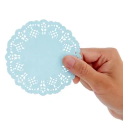 Juvale 600-Pack Mini 4.5" Round Paper Lace Doilies For Art Craft Party Table Decor, 6 Colors -Juvale GUEST 31bc366a 644a 4b3d 880b 6c84e89bfbdc
