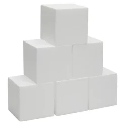 Juvale 6 Pack 4 Inch Foam Cube Squares For DIY Crafts, White Polystyrene Blocks For Arts Supplies, 4x4x4 Inches 10 Juvale 6 Pack 4 Inch Foam Cube Squares For DIY Crafts, White Polystyrene Blocks For Arts Supplies, 4x4x4 Inches -Juvale GUEST 323679f5 87dc 4c49 a6dd d448b10e1738
