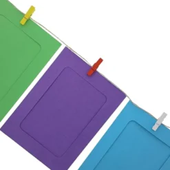 Juvale 50-Pack Cardboard Picture Frames With Clips For Photo Hanging Display, Wall Decor And Party Decor For DIY Projects, 10 Colors, 4x6 In -Juvale GUEST 33ab964b 4f88 459a 8515 031fa9da4ddd