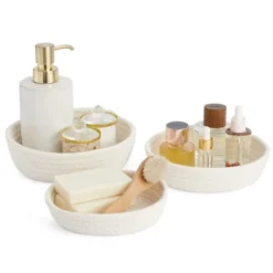 Juvale 3-Piece Small Round Cotton Rope Woven Storage Basket Set, Nesting Bins For Organizing Toys On Shelves, Counters, Home Decor, White, 3 Sizes 15 Juvale 3-Piece Small Round Cotton Rope Woven Storage Basket Set, Nesting Bins For Organizing Toys On Shelves, Counters, Home Decor, White, 3 Sizes -Juvale GUEST 34341ce7 cd3a 4983 9526 b3ebed61a3f3