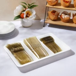 Juvale 144-Piece (Serves 48) Gold Glitter Disposable Plastic Cutlery Party Set Forks Spoons Knives 10 Juvale 144-Piece (Serves 48) Gold Glitter Disposable Plastic Cutlery Party Set Forks Spoons Knives -Juvale GUEST 344de515 7df8 4896 92d8 46bc4405548c