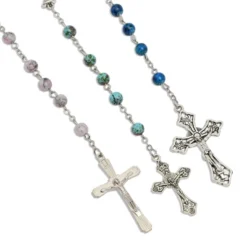 Juvale 12 Pack Rosary Beads, Catholic For Women Men, Assorted Crucifix Pendant Designs (6 Colors) -Juvale GUEST 34d07064 5257 4dfc 8b8e 3fd3115a54cf