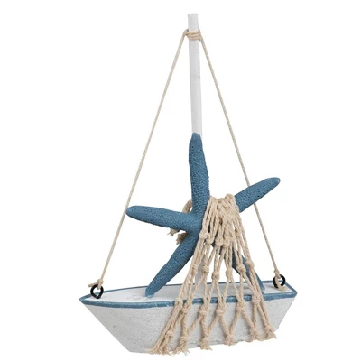 Juvale Set Of 4 Nautical Baby Shower Decorations For Boy-Themed Spaces, Miniature Sailboat Sea Decorations For Home Bathroom, Nursery, 5 X 7 In 6 Juvale Set Of 4 Nautical Baby Shower Decorations For Boy-Themed Spaces, Miniature Sailboat Sea Decorations For Home Bathroom, Nursery, 5 X 7 In - Image 6