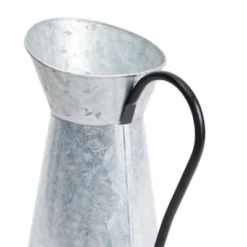 Juvale Rustic-Style Galvanized Pitcher Vase With Handle, Metal Watering Can For Farmhouse-Style Home Decor, Table Centerpieces, 12 In -Juvale GUEST 34da2f61 18ec 42d4 8740 2c3f7ae4e139