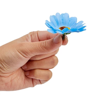 Juvale 60 Pack Artificial Daisy Flowers Heads, 2-Inch Colorful Fake Flowers, Bulk, For Crafts, Wedding Decorations, 6 Colors 6 Juvale 60 Pack Artificial Daisy Flowers Heads, 2-Inch Colorful Fake Flowers, Bulk, For Crafts, Wedding Decorations, 6 Colors - Image 6