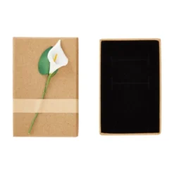 Juvale 12-Pack Jewelry Gift Boxes With Lids - Lily Flower Small Cardboard Gift Box For Necklace Packaging Bulk (3.5x2.2x1.2 In) -Juvale GUEST 3626273f 9ef8 4d9e 8e5a 453088260a9b