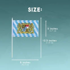 Juvale 72 Piece Bavarian Stick Flag, Handheld Oktoberfest Flags, German Party Decor (8x5 In) 5 Juvale 72 Piece Bavarian Stick Flag, Handheld Oktoberfest Flags, German Party Decor (8x5 In) -Juvale GUEST 38f2a7ad 2176 4b8a 870c e8bf22b602d4