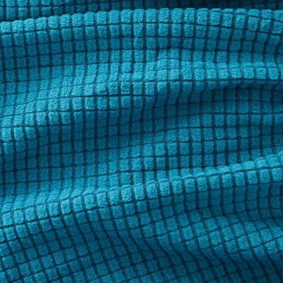 2 Pack Stretch Outdoor Cushion Covers For Patio Furniture And Sofas, Reversible (Medium, Teal) 3 2 Pack Stretch Outdoor Cushion Covers For Patio Furniture And Sofas, Reversible (Medium, Teal) - Image 3