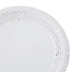Juvale 48 Pack Metallic Silver Party Plates With Confetti Foil Polka Dots, 9 In 7 Juvale 48 Pack Metallic Silver Party Plates With Confetti Foil Polka Dots, 9 In -Juvale GUEST 3bd0bed6 13b8 40ce af9d c6efd23c19ec