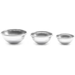 Juvale 12 Pack Metal Bath Bomb Forms For Arts And Crafts (6 Shapes)