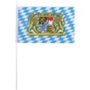 Juvale 72 Piece Bavarian Stick Flag, Handheld Oktoberfest Flags, German Party Decor (8x5 In)