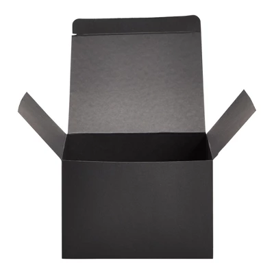 Juvale 30-Pack 6x6x4 Inch Gift Boxes With Lids - Matte Black Cardboard Boxes For Presents, Bridesmaid, Groomsmen, Retail 6 Juvale 30-Pack 6x6x4 Inch Gift Boxes With Lids - Matte Black Cardboard Boxes For Presents, Bridesmaid, Groomsmen, Retail - Image 6