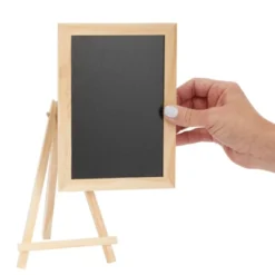 Juvale 6-Pack Mini Chalkboard Signs With Easel Stand For Table Decorations, Restaurant Food Display, Message Boards, Small Business, 7x7x4 In -Juvale GUEST 3dba0158 7cf9 45ff b394 beeb2ff15e35