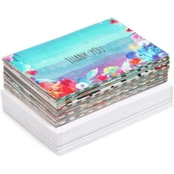 Juvale 48 Pcs Thank You Cards Bulk Set, Floral Watercolor Blank Note With Envelopes 9 Juvale 48 Pcs Thank You Cards Bulk Set, Floral Watercolor Blank Note With Envelopes -Juvale GUEST 3f8fcccf 2ae9 409b be81 150a9dbabda1