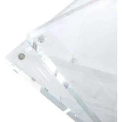 2-Pack Magnetic Acrylic Plastic Picture Photo Frames Holder 4x6 Crystal Clear For Tabletop Desktop -Juvale GUEST 404beb9f 01ab 4577 ae87 8d3a0efb078f