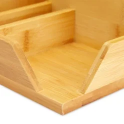 Bamboo Desk Organizer, Wooden Desk Accessories Workspace Organizers, Holder For Pencils, Pens, 7 Compartments For Office Supplies, Home (8x7.5 In) 10 Bamboo Desk Organizer, Wooden Desk Accessories Workspace Organizers, Holder For Pencils, Pens, 7 Compartments For Office Supplies, Home (8x7.5 In) -Juvale GUEST 410428a0 34ef 43f8 ab79 6b8c81bdba2e