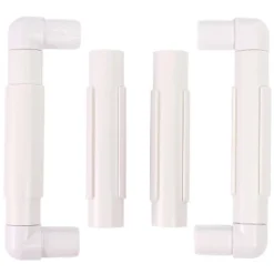 Juvale Plastic Square Embroidery Hoop, Cross Stitch Frame For Arts And Crafts, Needlepoint (White, 17x17 In)