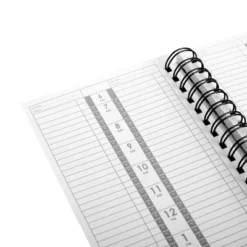 Juvale 200 Page Salon Appointment Book For Hair Stylist, Undated, Daily Planner, Hourly Spiral Book, Marble Design, 2 Columns, 14 X 5 In -Juvale GUEST 432c66f9 5d32 4a8e 85c1 7dbb13b6cfcb