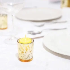 Juvale Set Of 24 Round Decorative Mercury Glass Cylinder Votive Tealight Candle Holder, Gold 2.2"x2.2"x2.6" 7 Juvale Set Of 24 Round Decorative Mercury Glass Cylinder Votive Tealight Candle Holder, Gold 2.2"x2.2"x2.6" -Juvale GUEST 435a6c25 1140 4a02 a386 93f2e5c27b3f