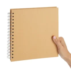 Juvale 80 Pages Hardcover Kraft Scrapbook Albums, Blank Journal For Scrapbooking, 8x8 In -Juvale GUEST 4492a68c b4ce 4ed5 81ac 6aac8fbccf06
