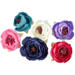Juvale 60 Pack Small Artificial Peony Flower Heads, Faux Flowers For DIY Crafts, Decorations, 6 Colors, 1.6 In -Juvale GUEST 4633e711 085a 4cda 99d4 8174f0a2c9d0