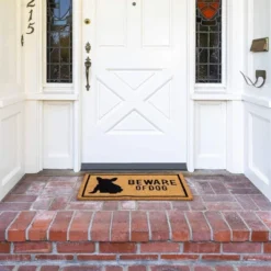 Beware Of Dog Natural Coir Door Mat 17"x30" - Welcome Front Doormat Non Slip Rug For Home Indoor Outdoor Entrance 9 Beware Of Dog Natural Coir Door Mat 17"x30" - Welcome Front Doormat Non Slip Rug For Home Indoor Outdoor Entrance -Juvale GUEST 463cc741 8cdc 4d5d b5d5 ae161c302acc