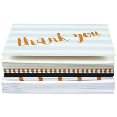 Juvale 144-Pack Bulk Thank You Cards Set With Envelopes, Blank Inside For Birthday Party, Baby Shower, Wedding, All Occasions, 4x6 In 6 Juvale 144-Pack Bulk Thank You Cards Set With Envelopes, Blank Inside For Birthday Party, Baby Shower, Wedding, All Occasions, 4x6 In - Image 6