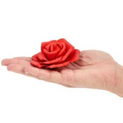 Juvale 100 Pack Red Foam Roses, 3 Inch Stemless Artificial Flowers For Crafts, Wall Decorations, Wedding Receptions, Faux Bouquets, Spring Decor -Juvale GUEST 4ae31d68 86a2 4f21 a37b b97c714b4084
