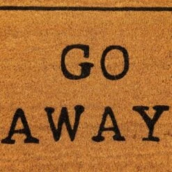 Juvale Go Away Doormat, Funny Front Door Welcome Mat For Outdoor Porch Or Patio, Natural Coco Coir, 17 X 30 In -Juvale GUEST 4c7c2d75 39f9 4d57 8d64 63a8f430f963