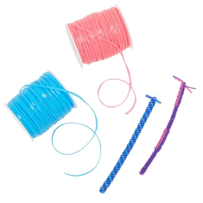 Juvale 50 Yards Each Plastic Lanyard String, Gimp String In 10 Assorted Colors For Bracelets, Anklets, Necklaces, Boondoggle Keychains, 10 Spools 7 Juvale 50 Yards Each Plastic Lanyard String, Gimp String In 10 Assorted Colors For Bracelets, Anklets, Necklaces, Boondoggle Keychains, 10 Spools - Image 7