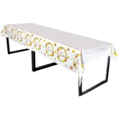 Juvale 6 Pack Thanksgiving Plastic Tablecloth, Fall Themed Party Decor (54 X 108 Inches) -Juvale GUEST 4e55c53b 423c 4647 a866 c161116708ea 1