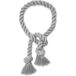 Okuna Outpost 4 Pack Gray Cotton Window Curtain Tiebacks Tie Backs, Rope Holdbacks Holder For Drapes, Home Decor, 29 In 12 Okuna Outpost 4 Pack Gray Cotton Window Curtain Tiebacks Tie Backs, Rope Holdbacks Holder For Drapes, Home Decor, 29 In -Juvale GUEST 4fc4aa78 59c3 4aab 8e91 552290d545d3