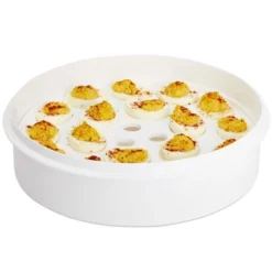 Juvale Round Cake Carrier With Lid And Handle For Desserts, Pies, Cupcakes, Deviled Eggs, White, 12 X 4 In 10 Juvale Round Cake Carrier With Lid And Handle For Desserts, Pies, Cupcakes, Deviled Eggs, White, 12 X 4 In -Juvale GUEST 50aa69d8 273c 430c afc6 11776dbbf2ab