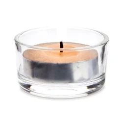 Juvale 24 Pack Clear Glass Short Tealight Candle Holders For Table Centerpieces, Wedding Receptions, Party Decorations, Restaurant Tables, 1 X 2 In -Juvale GUEST 50bdfc5d ae78 444c ac8f f254a1f3c675