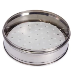 Juvale 100 Pack Bamboo Steamer Liners, White 10-Inch Parchment Paper Rounds With Holes For Air Fryer Basket -Juvale GUEST 529ac4ac ec81 47f7 a455 97bb0de61017