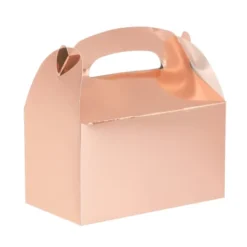 Blue Panda 24 Pack Rose Gold Gable Party Favor Boxes For Wedding, Birthday Party, Baby Shower, Small Boxes For Gifts, Treats, 6 X 3.5 X 3.5 In -Juvale GUEST 5513f8e4 bae9 43ce ab94 34b3719facd2