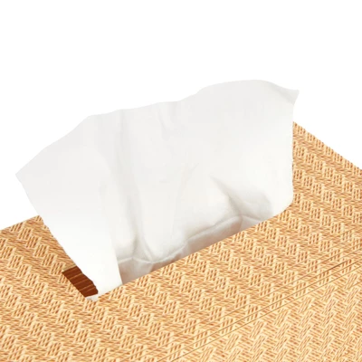 Juvale Bamboo Cane Material Tissue Box Cover For Home And Bathroom Decor, 11 X 6 X 5 In 3 Juvale Bamboo Cane Material Tissue Box Cover For Home And Bathroom Decor, 11 X 6 X 5 In - Image 3