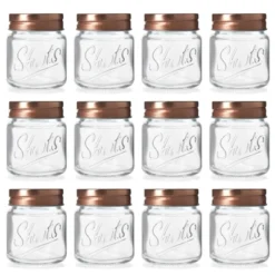 Blue Panda Bulk 2 Ounce Mini Mason Jars Shot Glasses With Lids (12 Pack) 13 Blue Panda Bulk 2 Ounce Mini Mason Jars Shot Glasses With Lids (12 Pack) -Juvale GUEST 5719bc78 e217 41da ad27 a17e70b05bab