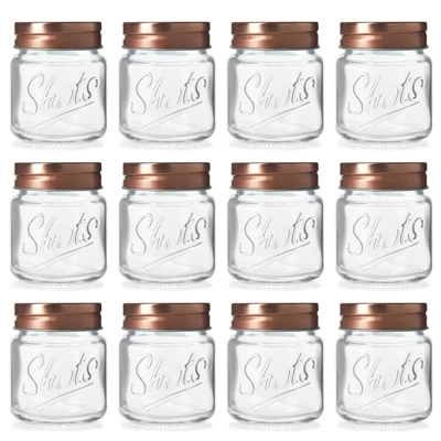 Blue Panda Bulk 2 Ounce Mini Mason Jars Shot Glasses With Lids (12 Pack) 6 Blue Panda Bulk 2 Ounce Mini Mason Jars Shot Glasses With Lids (12 Pack) - Image 6
