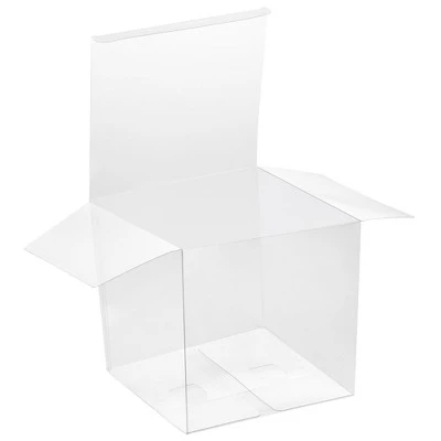 Juvale 30-Pack Clear Gift Boxes - 6x6x6 In Square Plastic Transparent Boxes For Cakes, Wedding, Baby Shower, Birthday Party 5 Juvale 30-Pack Clear Gift Boxes - 6x6x6 In Square Plastic Transparent Boxes For Cakes, Wedding, Baby Shower, Birthday Party - Image 5