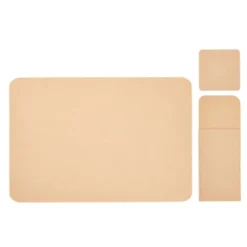 Juvale Felt Table Placemats Set Of 8 For Dining Table And Kitchen Decor With Drink Coasters And Cutlery Pouches (Beige, 24 Pieces) -Juvale GUEST 59080e6f aa86 401e b6ea 264fb054a36e