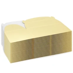 Blue Panda 24 Pack Gold Gable Treat Boxes For Wedding, Birthday Party, Small Boxes For Gifts, Party Favors, Candies, Goodies, 6 X 3.5 X 3.5 In -Juvale GUEST 6052e6da 786d 4b61 8b84 7dcebd713ca0