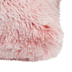 Juvale 2 Pack Decorative Throw Pillow Covers 18x18 In, Blush Pink Faux Fur -Juvale GUEST 61882aa8 9835 4a7d 9a94 1d0646a5898d